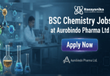 Packing Executive – Derma Packaging Role at Aurobindo Pharma BSc Chemistry Jobs at Aurobindo Pharma Ltd | Apply Now