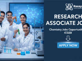 Research Associate Jobs | Chemistry Jobs Opportunity At ICGEB