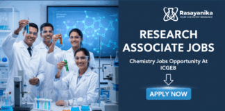 Research Associate Jobs | Chemistry Jobs Opportunity At ICGEB