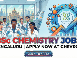 BSc Chemistry Jobs in Bengaluru | Apply Now