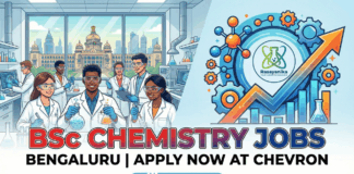 Environmental Reporting Analyst Role For BSc Chem at Chevron ENGINE, Apply Now BSc Chemistry Jobs in Bengaluru | Apply Now