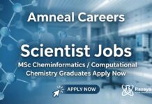 Cheminformatics Jobs at Amneal | Apply Now for Scientist Role Amneal Careers: Scientist Jobs | Computational Chemistry Jobs