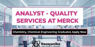 Quality Analyst Jobs at Merck | Chemistry, Chemical Engineering Graduates Apply Now 