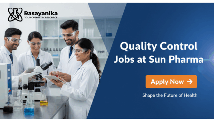 Quality control Jobs at Sun Pharma | Apply Now Quality control Jobs at Sun Pharma | Apply Now