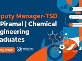 Piramal Careers: Deputy Manager & Chemical Engineering Jobs | Apply Now