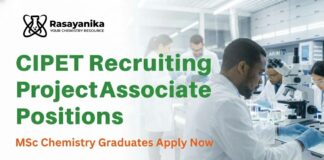 Project Associate Jobs at CIPET | MSc Chemistry Graduates Apply Now