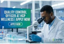 Quality Control Officer at HCP Wellness | BSc & MSc Chemistry Jobs