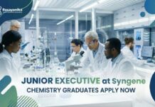 Freshers Chemistry Jobs at Syngene | Apply Now for Junior Executive Role Syngene Careers: Junior Executive Role | Chemistry Jobs in Bangalore