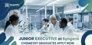 Syngene Careers: Junior Executive Role | Chemistry Jobs in Bangalore