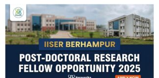 Post-Doctoral Research Fellow at IISER Berhampur | Chemistry Candidates Apply 