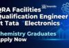 Tata Electronics Careers: QRA Engineer | MSc Chemistry Jobs