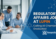 Chemistry Regulatory Affairs Job Openings at Lupin – Apply Online Regulatory Affairs Jobs at Lupin| Chemistry Graduates Apply