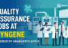 Quality Assurance Jobs at Syngene | Team Member – QA Opportunity Quality Assurance Jobs at Syngene | Chemistry Graduates Apply