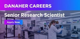Senior Research Scientist at Danaher | Apply Now