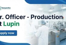 MSc Chemistry Jobs at Lupin | Apply Now for Officer Position Lupin Careers: Production Officer | MSc Chemistry Graduates Apply now