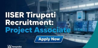 IISER Tirupati Recruitment 2026: Project Associate Jobs | Apply Now