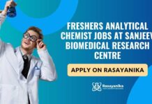 Analytical Chemist Jobs 2026 | Freshers Chemistry Jobs | Freshers Analytical Chemistry Jobs