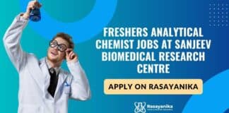 Analytical Chemist Jobs 2026 | Freshers Chemistry Jobs | Freshers Analytical Chemistry Jobs