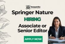 Chemistry Jobs at Springer Nature | Apply Now Springer Nature Careers: Senior Editor | Apply Now