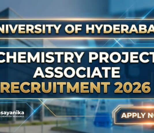 Project Associate Jobs at University of Hyderabad | Chemistry Candidates Apply Now