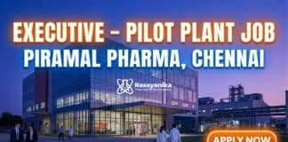 Executive Jobs at Piramal Pharma | Chemistry Candidates Apply Now