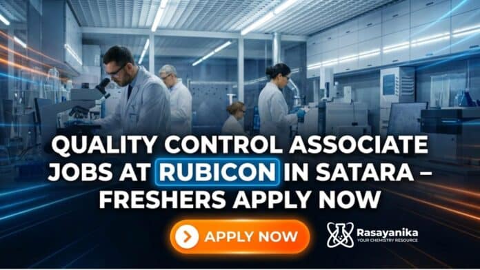 Frehsers Jobs at Rubicon | Apply for the QC Associate Role in Satara Frehsers Jobs at Rubicon | Apply for the QC Associate Role in Satara
