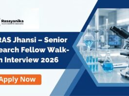 Research Jobs at CCRAS | MSc Chemistry Jobs | Attend the Walk-In Interview 