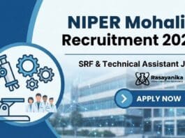 Research Jobs | NIPER Mohali Recruitment 2026 | SRF & Technical Assistant Jobs