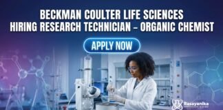 Research Technician Chemist Job at Beckman Coulter Life Sciences | Apply Now