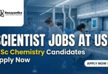 Scientist Jobs at USP | MSc Chemistry Candidates Apply Now Scientist Jobs at USP | MSc Chemistry Candidates Apply Now