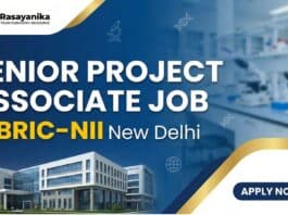 Research Jobs at BRIC- NII | Chemical Sciences Candidates Apply Now
