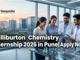 Chemistry Internship Opportunity at Halliburton | Freshers Apply 