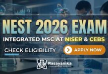 NEST 2026 Exam: Integrated MSc at NISER & CEBS, Check Eligibility and Apply NEST 2026 - National Entrance Screening Test Official Notification