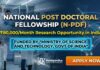 ANRF National Post Doctoral Fellowship (N-PDF) 2026 – Call Open, Applications Invited National Post Doctoral Fellowship (N-PDF) | ANRF Funded Projects