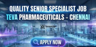 Quality Control Jobs at Teva Pharmaceuticals | Apply for the Senior Specialist Role