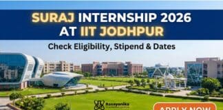 Research Opportunities at IIT Jodhpur | SURAJ Internship 2026