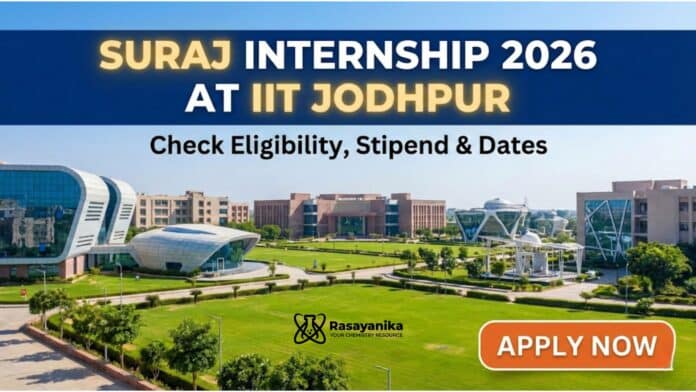 Research Opportunities at IIT Jodhpur | SURAJ Internship 2026 Research Opportunities at IIT Jodhpur | SURAJ Internship 2026