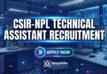 Chemistry Govt Jobs at CSIR-NPL | Technical Assistant Recruitment, Earn up to 72,240/- pm Chemistry Jobs at CSIR-NPL | Technical Assistant Recruitment, Apply Now
