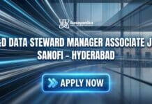 Chemistry Apply for R&D Data Steward Manager Associate at Sanofi Hyderabad Chemistry Jobs at Sanofi | R&D Data Steward Manager Associate Role