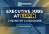Executive Jobs at Lupin | Chemistry Graduates Apply Now