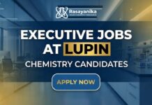 Executive Jobs at Lupin | Chemistry Graduates Apply Now