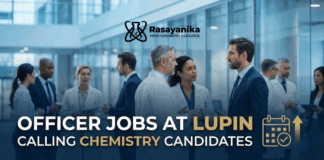 Lupin Walk-In Interview 2026: Officer Production (API) Jobs in Ankleshwar Officer Jobs at Lupin | Chemistry Graduates Attend the Walk-In