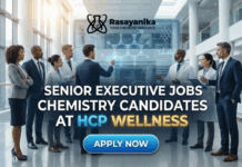 Senior Executive Jobs at HCP Wellness | Chemistry Grads Apply