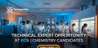 MSc Chemistry Jobs at RCB | Interested Candidates Apply Now