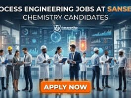 Process Engineering Jobs at Sansera | Chemistry Graduates Apply