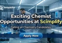 Junior Chemist Jobs at Scimplify – Apply Online Chemist Jobs at Scimplify | Chemistry Candidates Apply Now