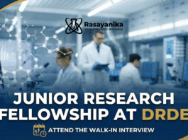 Junior Research Fellowship at DRDE | Chemistry Graduates Apply