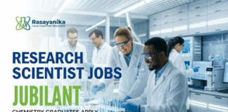 Research Scientist Jobs at Jubilant | Chemistry Graduates Apply