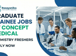 Graduate Trainee Jobs at Concept Medical | Chemistry Freshers