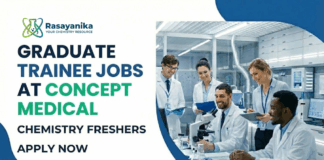 Graduate Trainee Jobs at Concept Medical | Chemistry Freshers